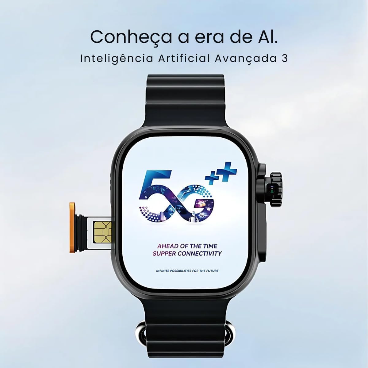 Smartwatch 5G Ultra 3 - Conectividade e Estilo™