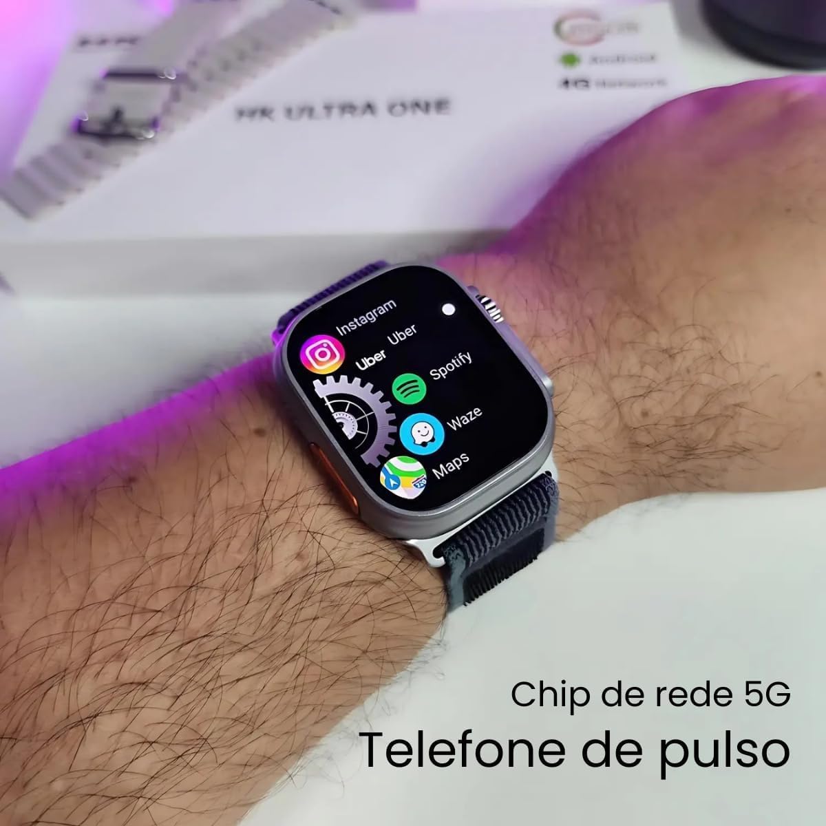 Smartwatch 5G Ultra 3 - Conectividade e Estilo™